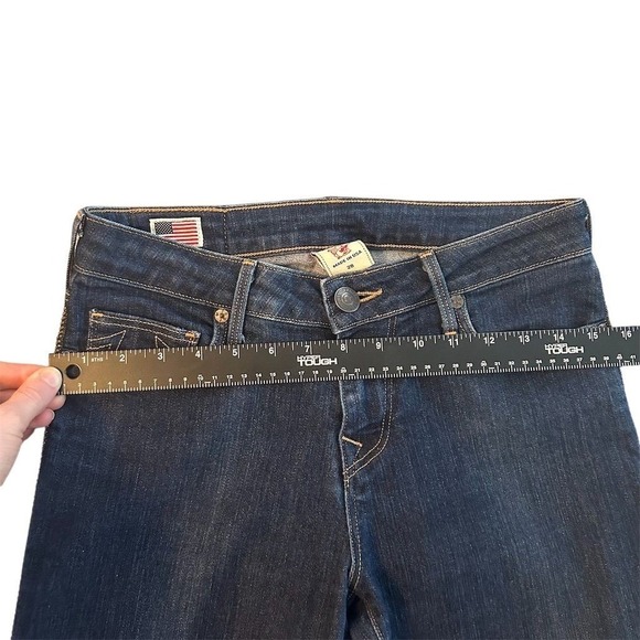 True Religion Womens Jeans Sz 28 Rhinestone Embellished Super T Stitch Skinny - Picture 14 of 16